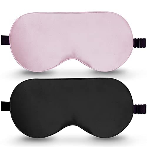 BeeVines 100% Mulberry Silk Sleep Mask (2-Pack)