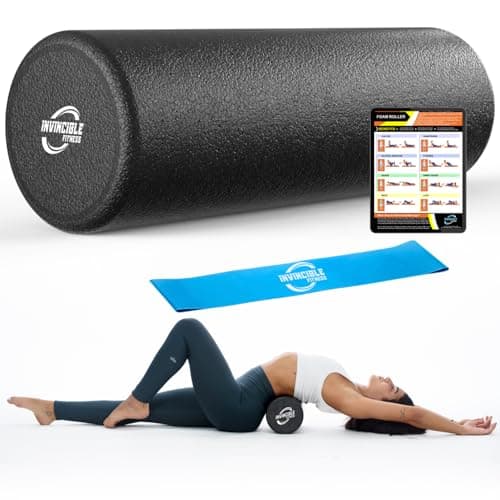 Invincible Fitness 17'' EPP Foam Roller for Deep Tissue Massage – Enhance Recove