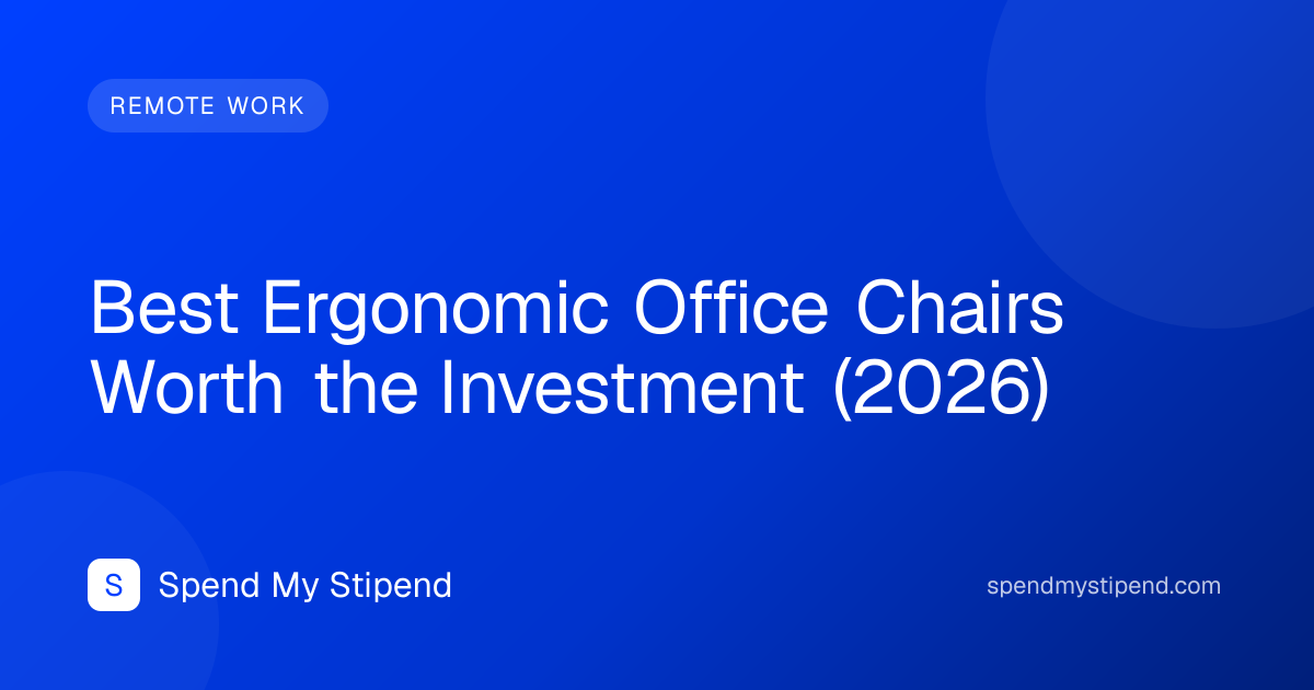 Best Ergonomic Office Chairs Worth the Investment (2026)