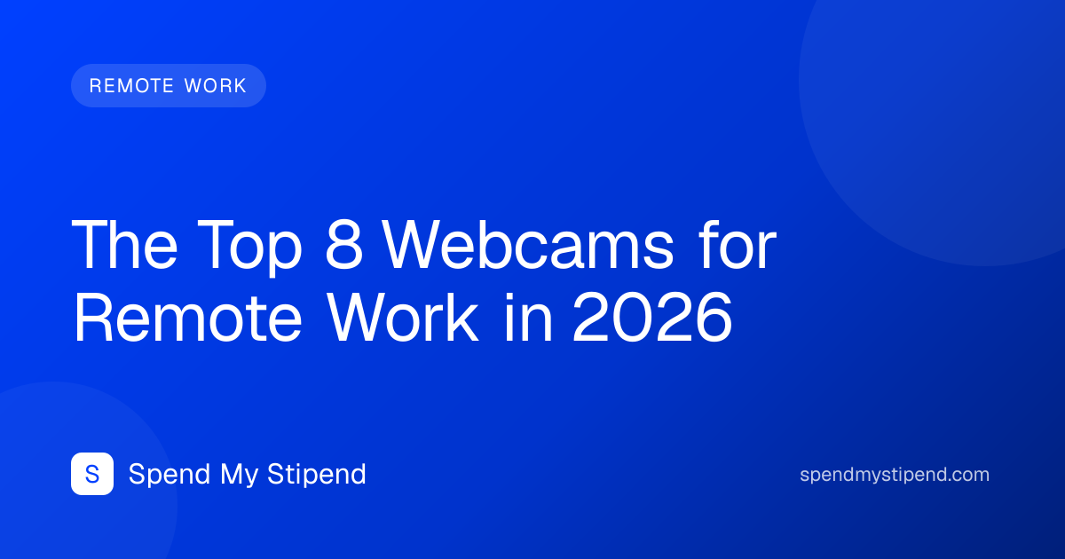 The Top 8 Webcams for Remote Work in 2026